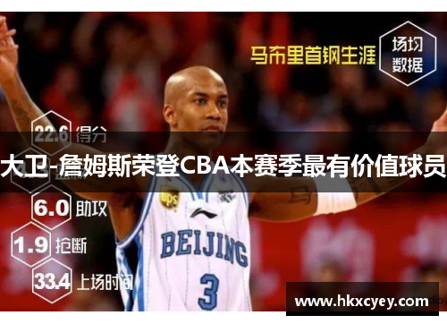 大卫-詹姆斯荣登CBA本赛季最有价值球员
