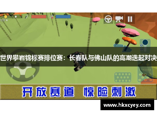 世界攀岩锦标赛排位赛：长春队与佛山队的高潮迭起对决